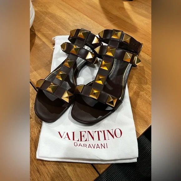 Valentino Roman Stud Sandal - Picture 2 of 6